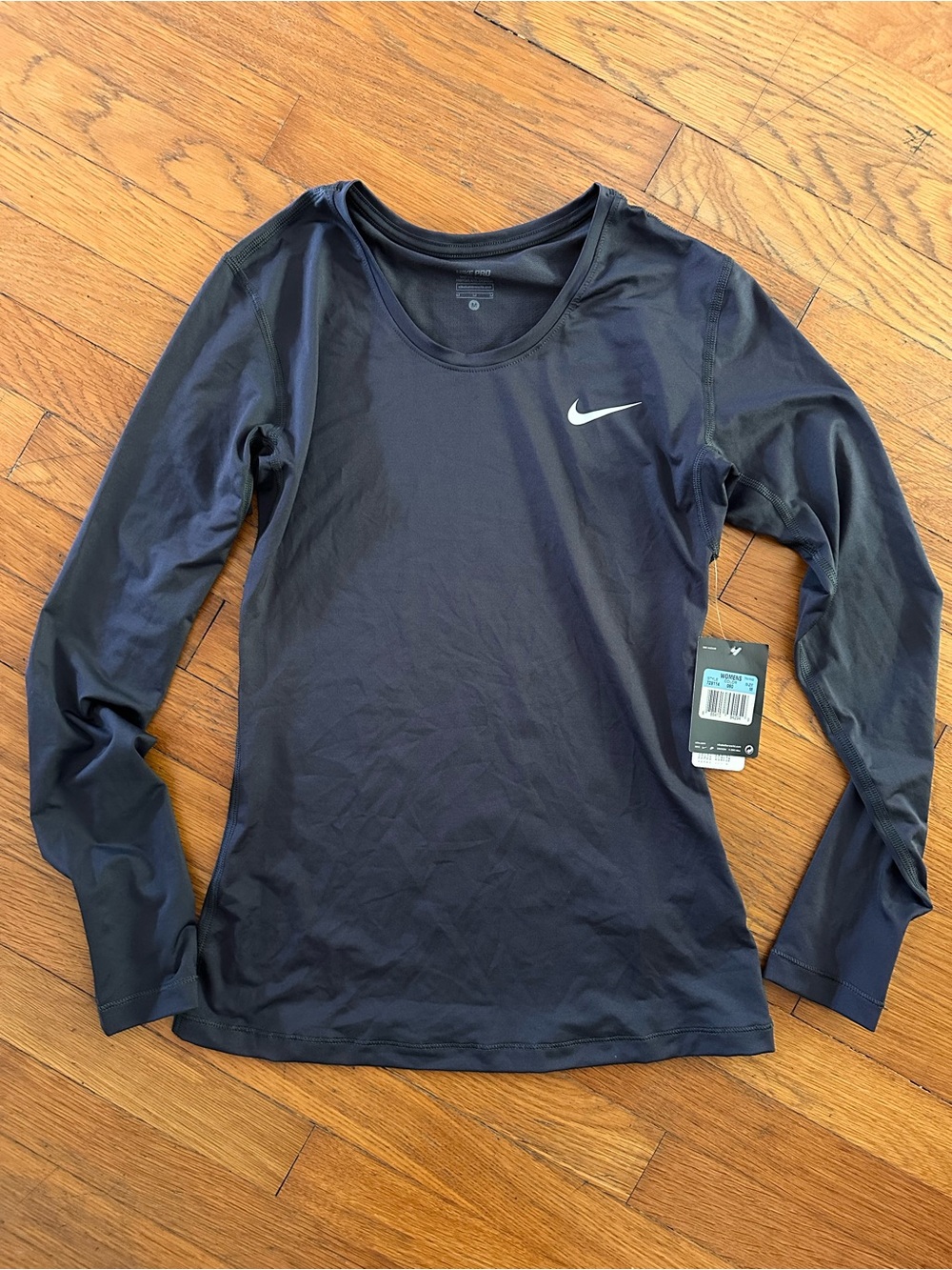 Nike Pro Cool Dri-FIT Long Sleeve Top Anthracite M NWT